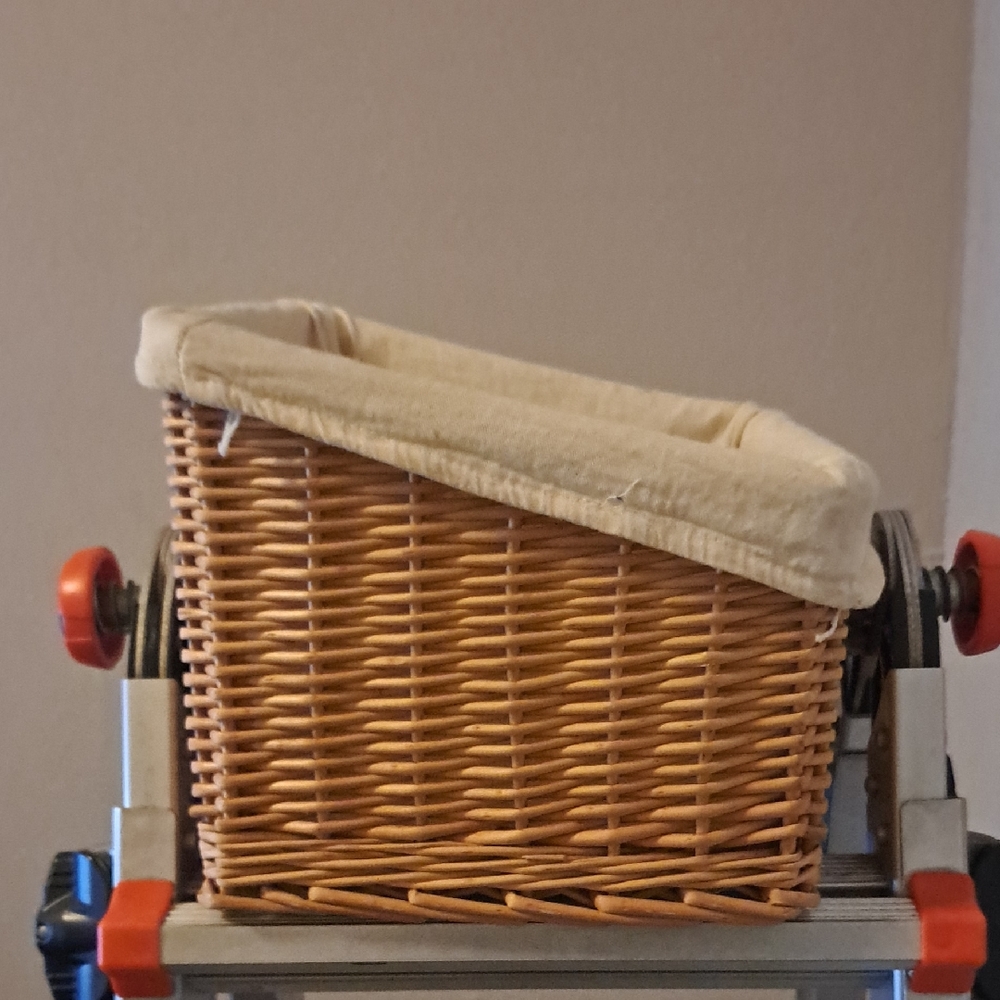 Hobby Lobby Cream and Brown Basket Accents